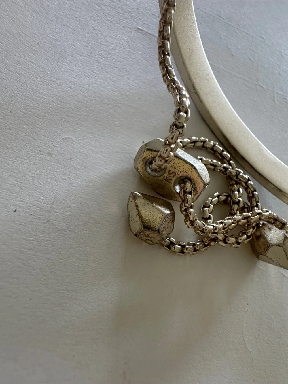 Adjustable gold-Tone Slider Bracelet with Bar Accent
